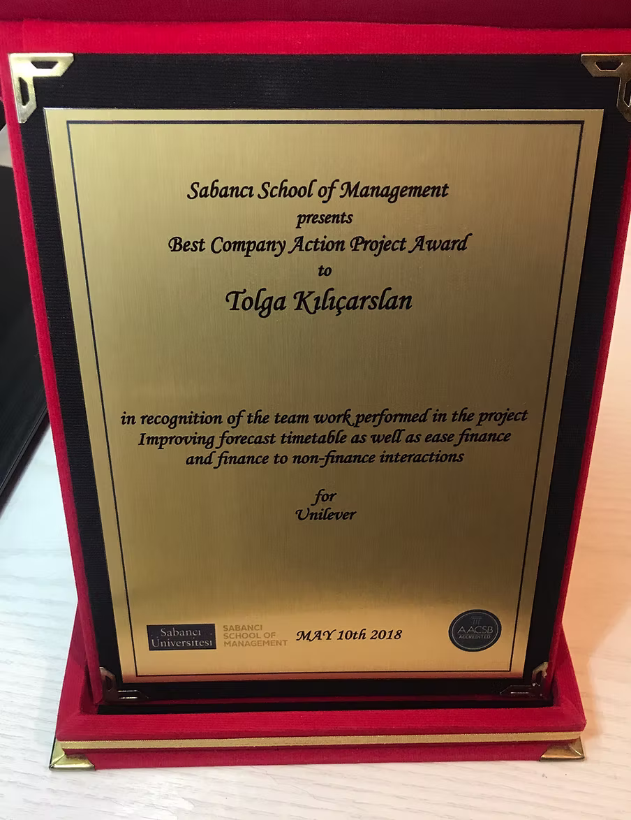 Best CAP Project Award